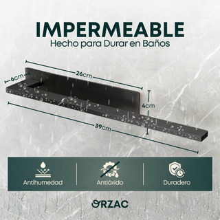 Toallero Barra Adhesivo Metal