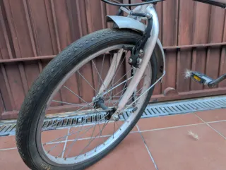 Bicicleta Plegable Plata