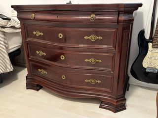 Cómoda clásica 4 cajones madera