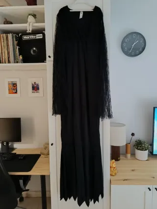 Disfraz Morticia Addams Talla L