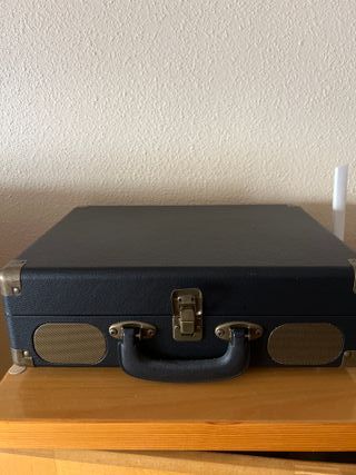 Tocadiscos Vintage Retrolife Negro/Dorado