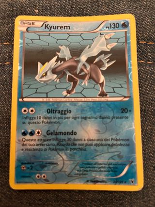 Carta Pokemon Kyurem Base PV 130