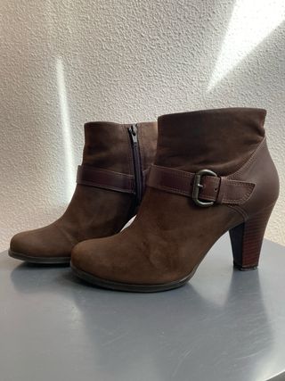 Botines Hush Puppies Piel Marrón Chocolat Talla 37