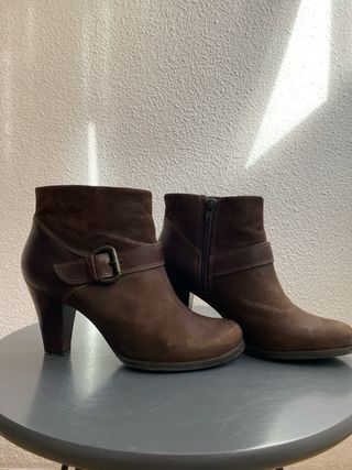 Botines Hush Puppies Piel Marrón Chocolat Talla 37