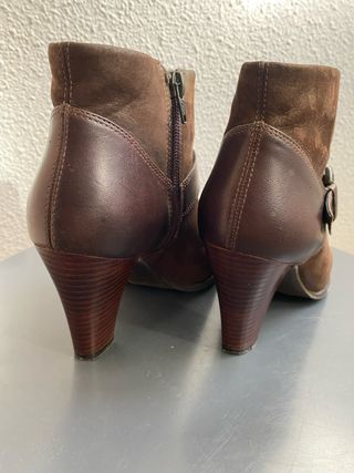 Botines Hush Puppies Piel Marrón Chocolat Talla 37