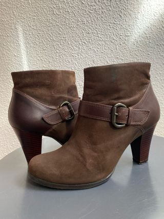 Botines Hush Puppies Piel Marrón Chocolat Talla 37
