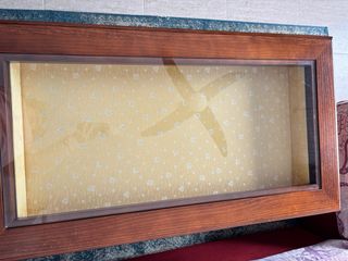 Mesa centro madera maciza cristal