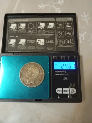 Moneda Plata 5 Draxma