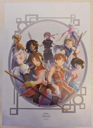 Lámina de la revista GTM dedicada a Suikoden