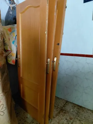 6 Puertas de Interior Color Roble