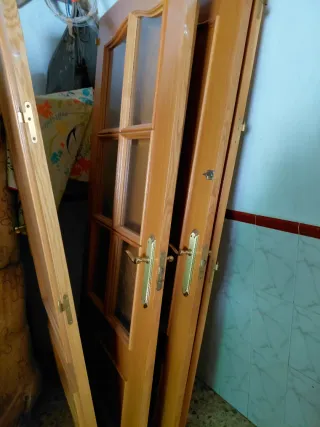 6 Puertas de Interior Color Roble