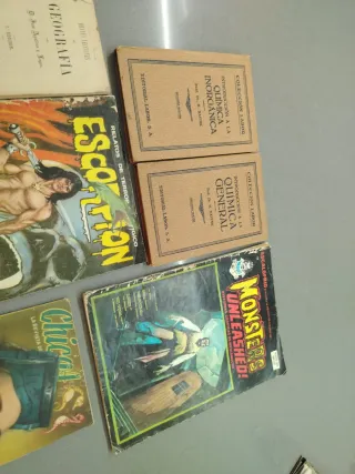 Libros y tebeos antiguos