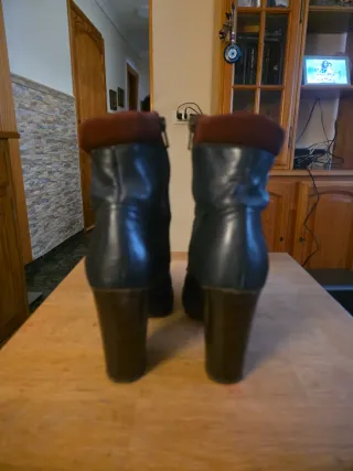 Botines Alpe Piel Azul Talla 38