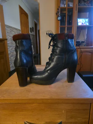 Botines Alpe Piel Azul Talla 38