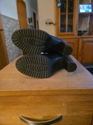 Botines Alpe Piel Azul Talla 38