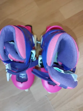 Patines Oxelo Talla 26-28 Rosa/Morado