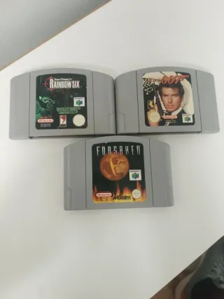 Juegos Nintendo 64: Rainbow Six, 007, Forsaken