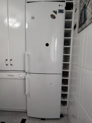 Nevera Combi No Frost LG Blanca