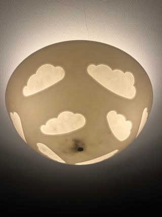 Lampadario cameretta Ikea nuvole