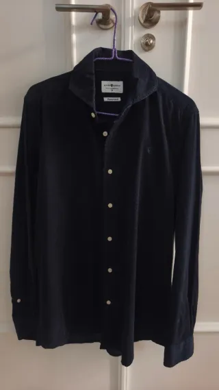 Camisa efecto franela Álvaro Moreno Azul Talla S