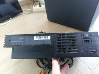 Consola Sony PS2 Negra + Mando y Cables