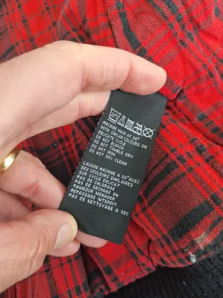 Chaqueta Bomber Schott Negra Algodón Vintage Talla