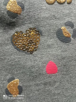 Vestido niña gris Awesome and funny girl