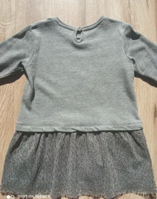 Vestido niña gris Awesome and funny girl