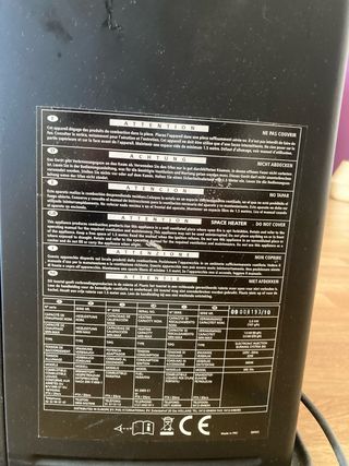 Estufa de Parafina Negra