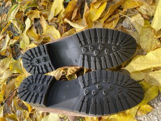 Botas de piel (ante) marrón con cremallera