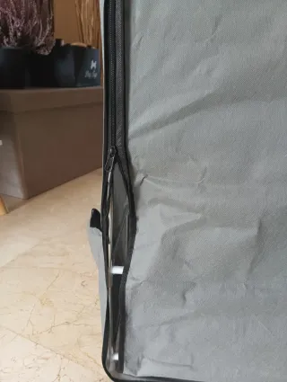 Estantería de tela gris 7 baldas