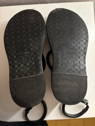 Sandalias Arezzo Tiras Nudo Plataforma Talla 38