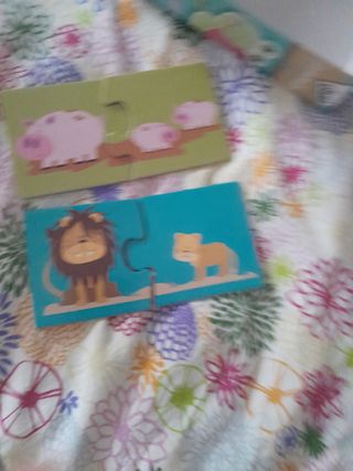 Puzle animales bebé 10 puzles 2 piezas