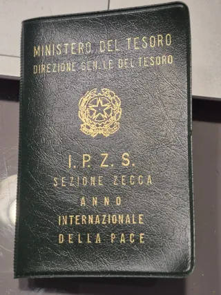 500 Lire Argento 1986 Anno della Pace