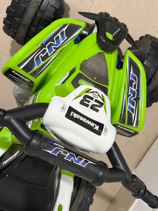 Moto eléctrica Kawasaki para niños