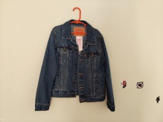 Cazadora vaquera Levi's niño azul