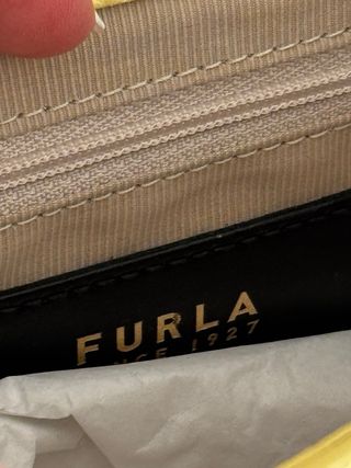 Bolso Furla amarillo nuevo