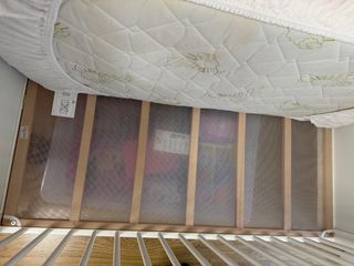 Cuna blanca IKEA+colchon+ fundas