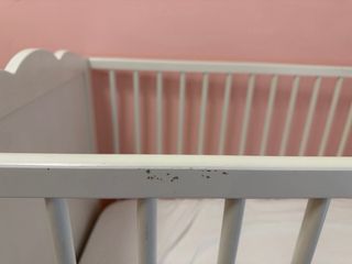 Cuna blanca IKEA+colchon+ fundas