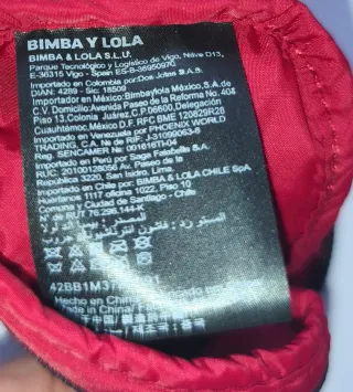 Monedero Bimba y Lola estampado floral.