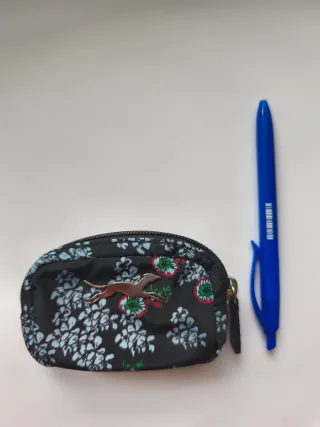 Monedero Bimba y Lola estampado floral.