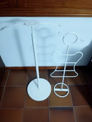 Perchero y soporte accesorios color blanco roto