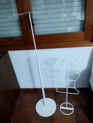 Perchero y soporte accesorios color blanco roto