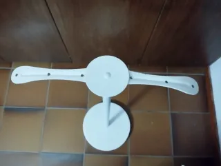 Perchero y soporte accesorios color blanco roto