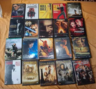 Lote Películas DVD Acción, Crimen, Drama, Sci-Fi