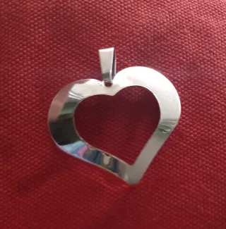 Coppia ciondoli a forma di cuore