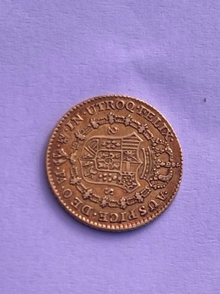 Moneda Oro 2 Escudos Carlos IIII 1801