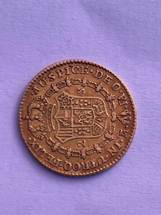 Moneda Oro 2 Escudos Carlos IIII 1801