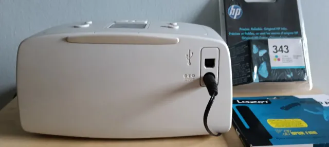 Pequeña Impresora HP Photosmart 343 para fotos