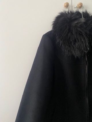 Abrigo Zara cuello pelo